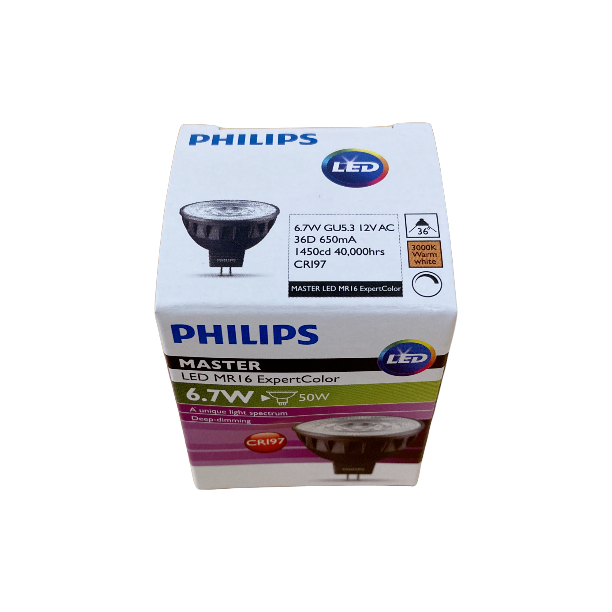 MASTER LED6.7-50W GU5.3 2700K(3)【PHILIPS】1個5,513円(税込￥6,064 